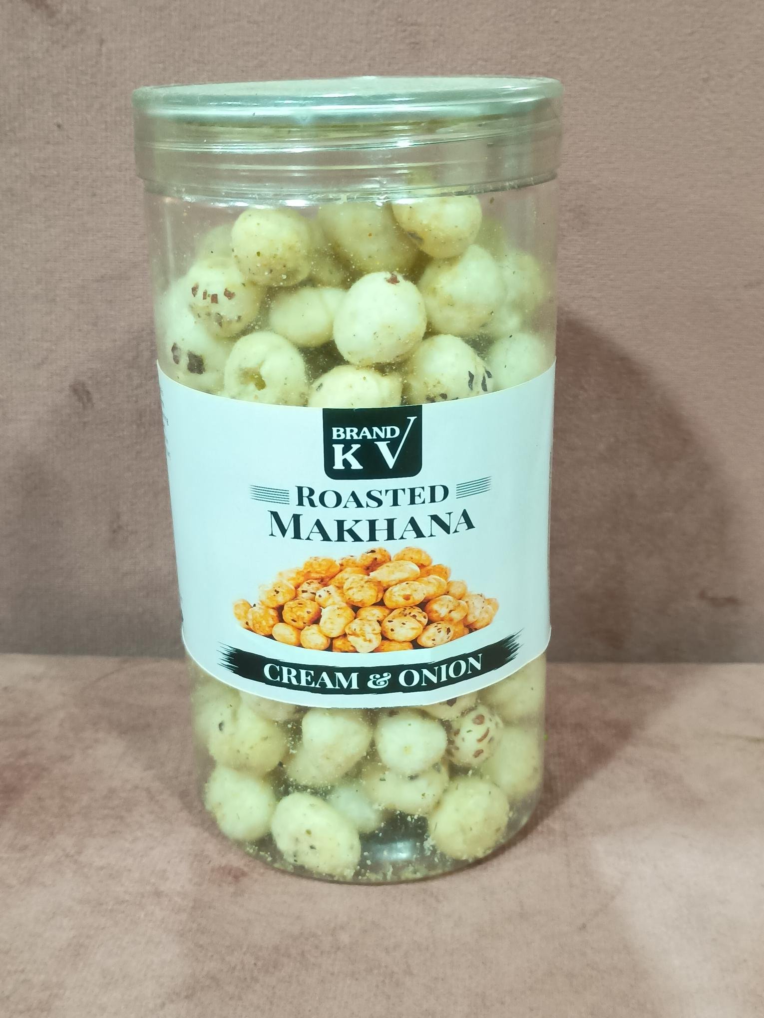 MAKHANA CREAM & ONION ROASTED 80GM JAR