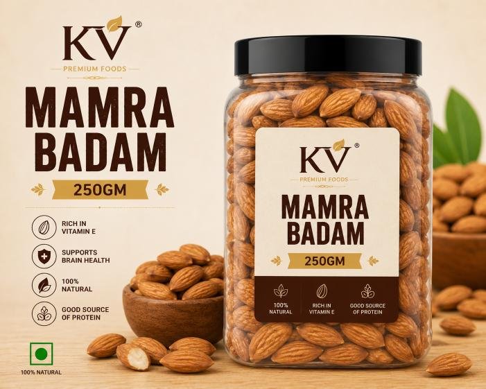 MAMRA BADAM 250GM JAR