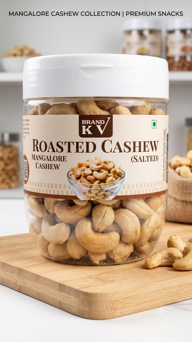 KAJU ROASTED SALTED 250GM JAR