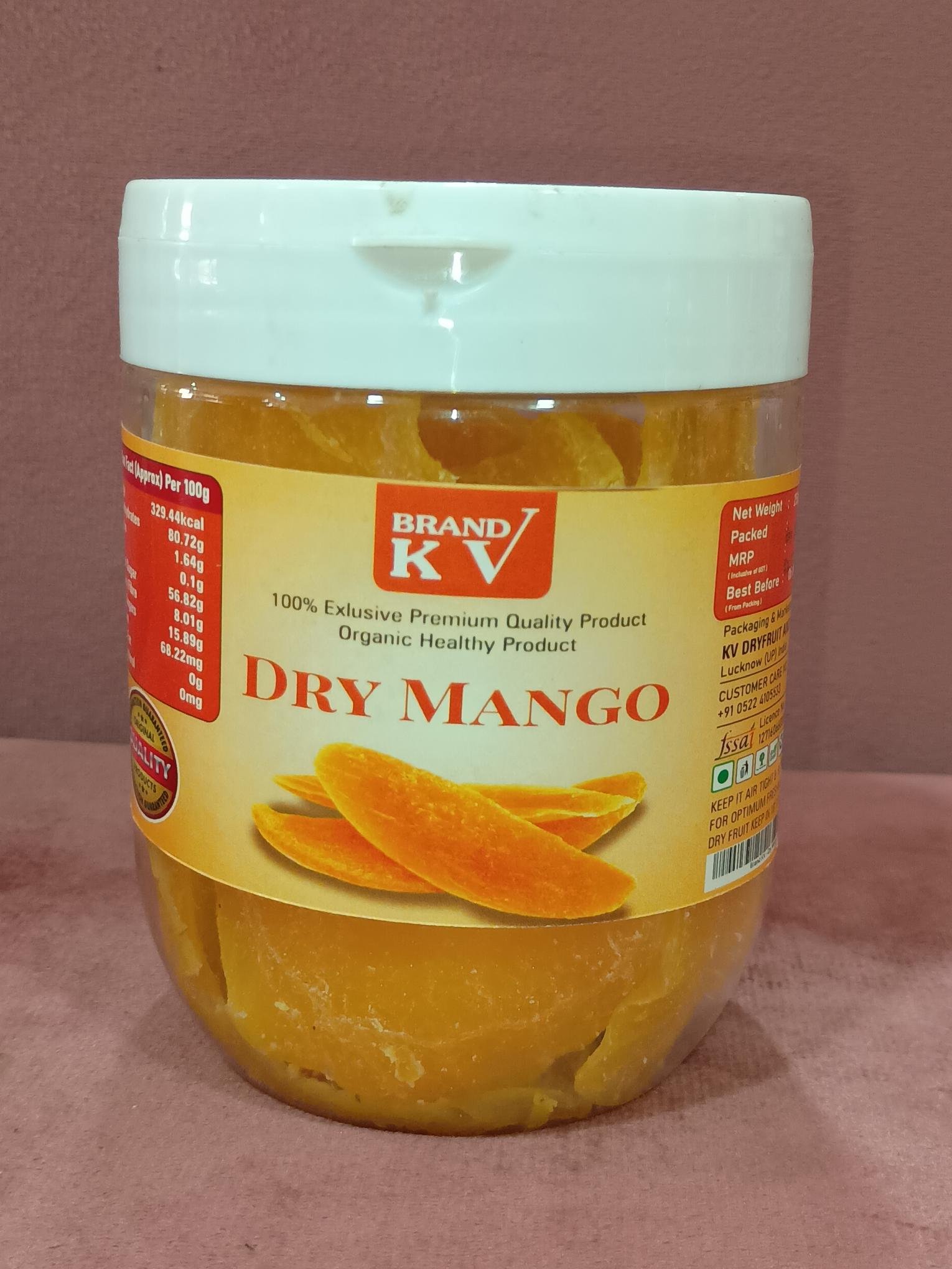 DRY MANGO SLICE 250GM JAR