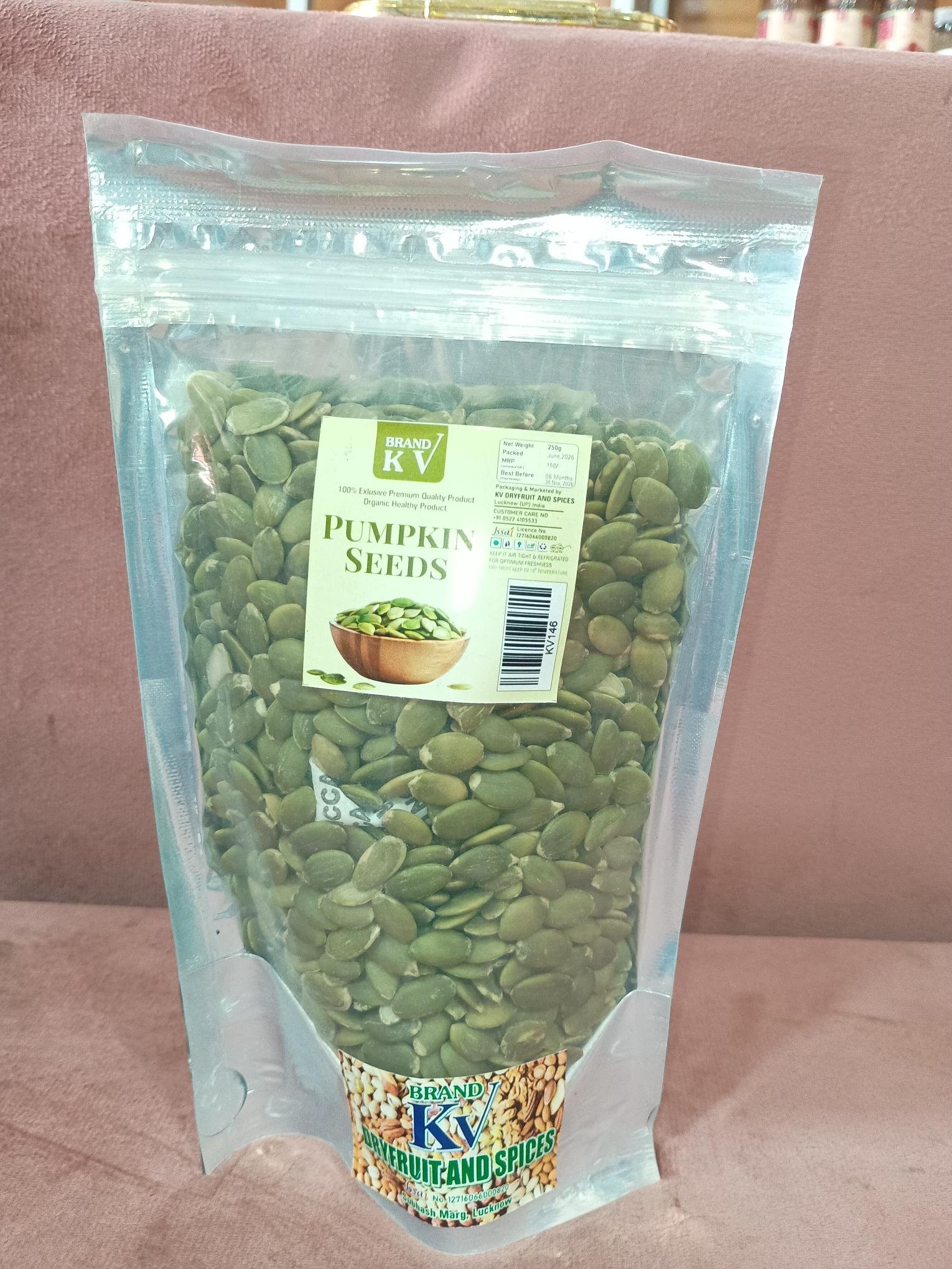 PUMPKIN SEEDS 250GM PKT