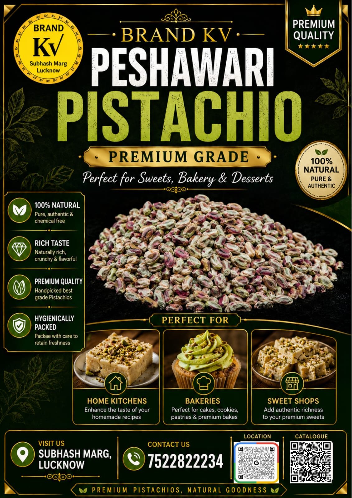 PISTA PESHAWARI 500GM PKT