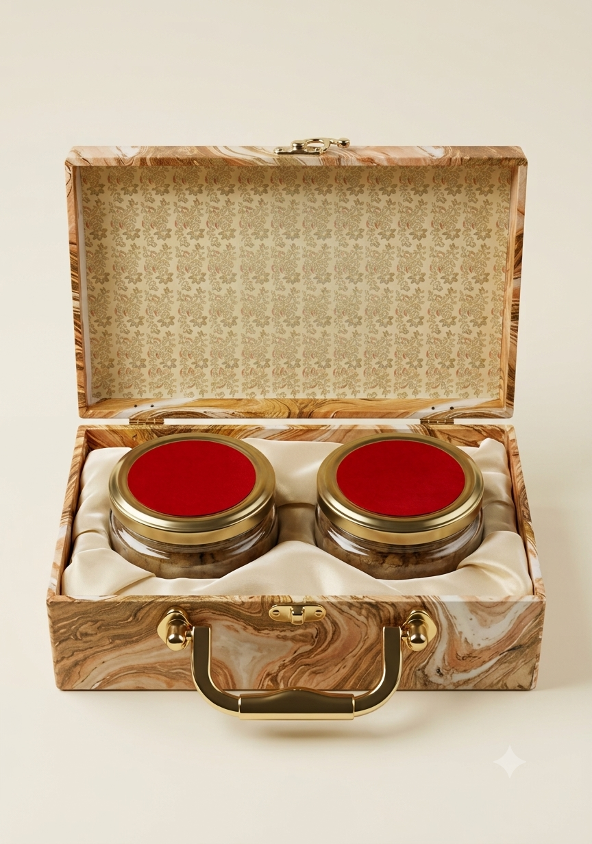 2 JAR GIFT BOX HANDLE