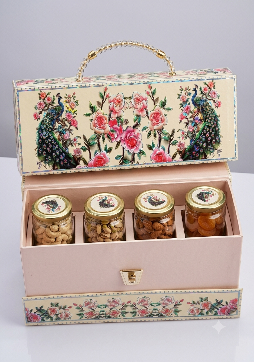 4 LONG JAR GIFT BOX HANDLE