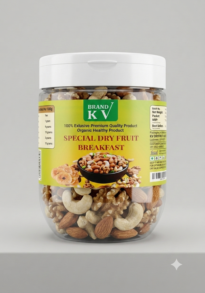 SPECIAL DRYFRUIT BREAKFAST 250GM JAR