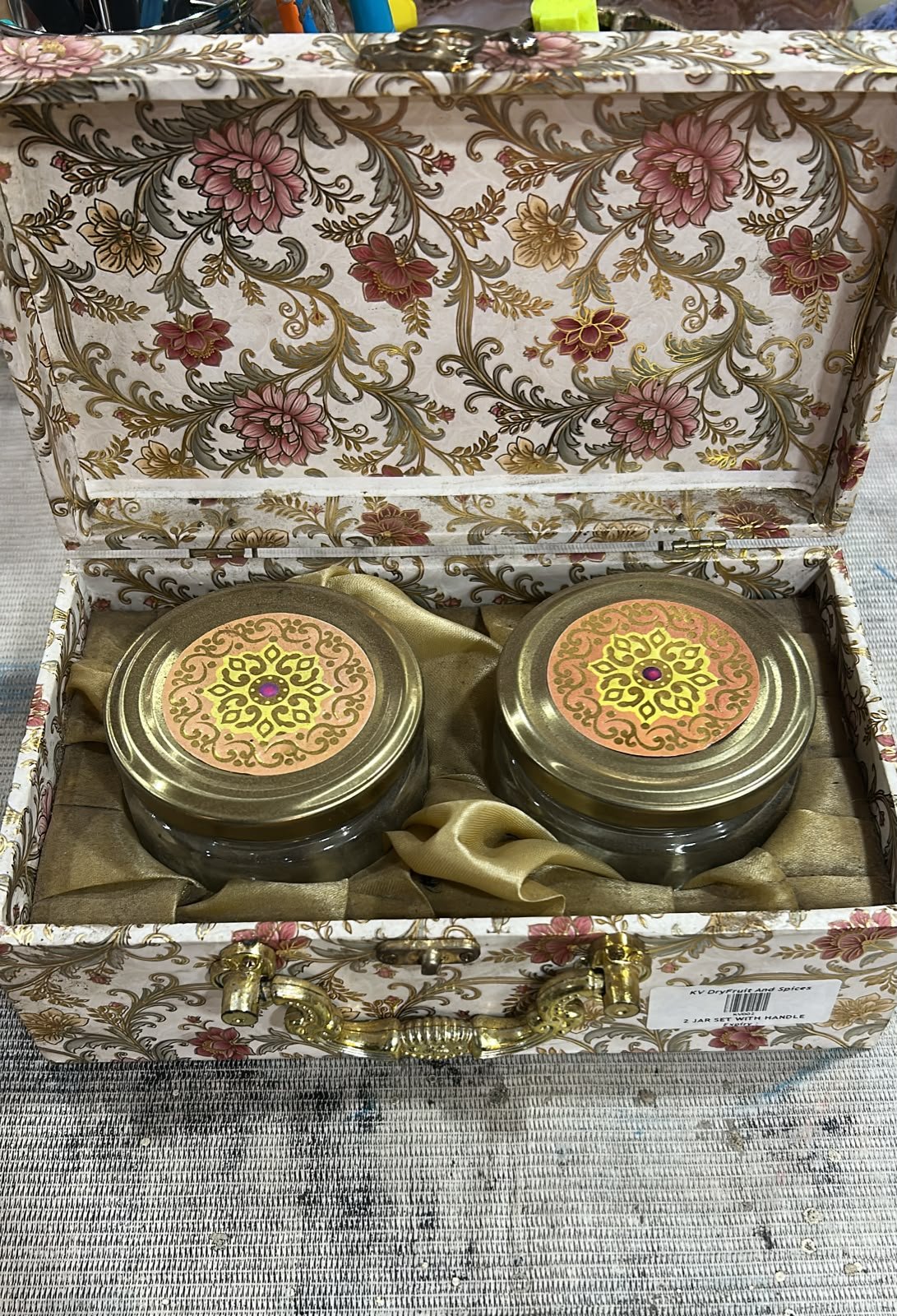 2 JAR WITH HANDLE BOX