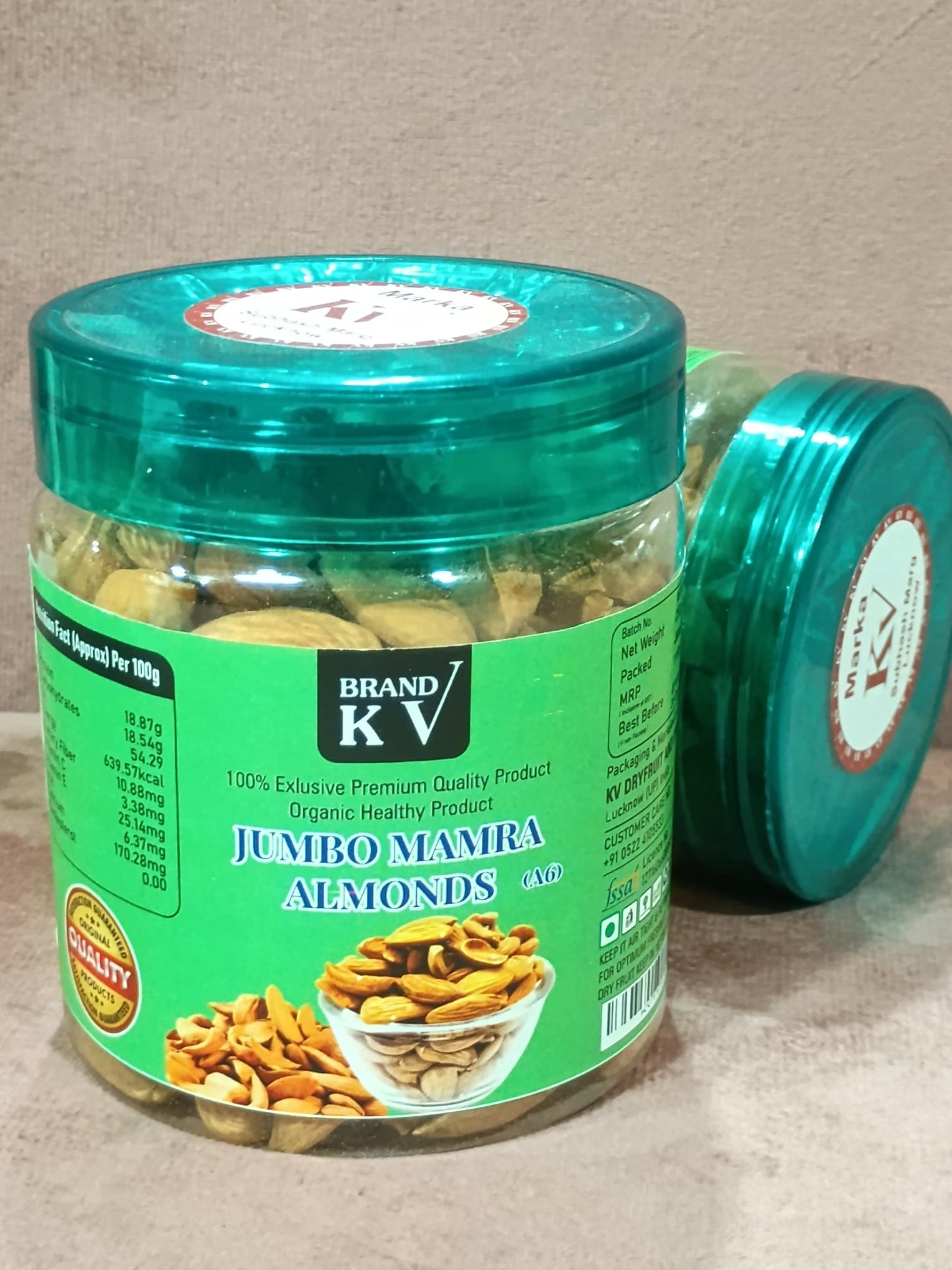 MAMRA BADAM A6 250GM JAR