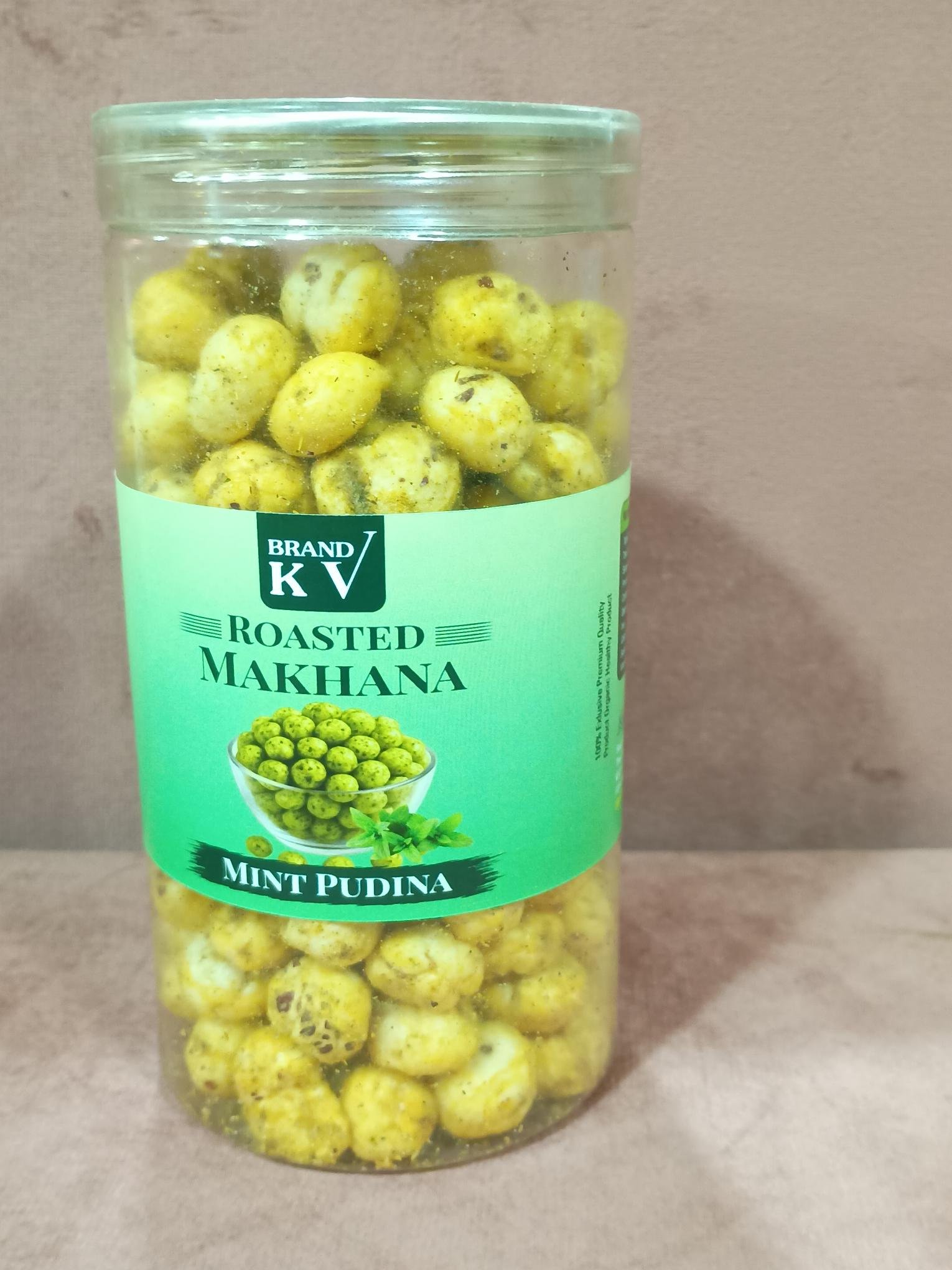 MAKHANA MINT PUDINA ROASTED 80GM JAR